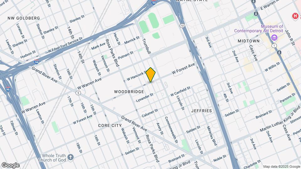 4563 Commonwealth St Map and Location Details