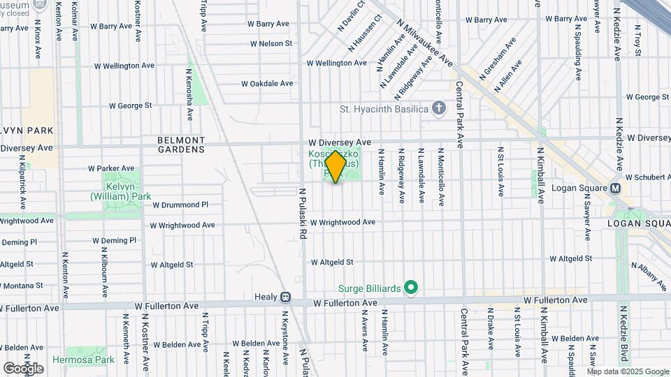 3909 W Schubert Ave Map and Location Details