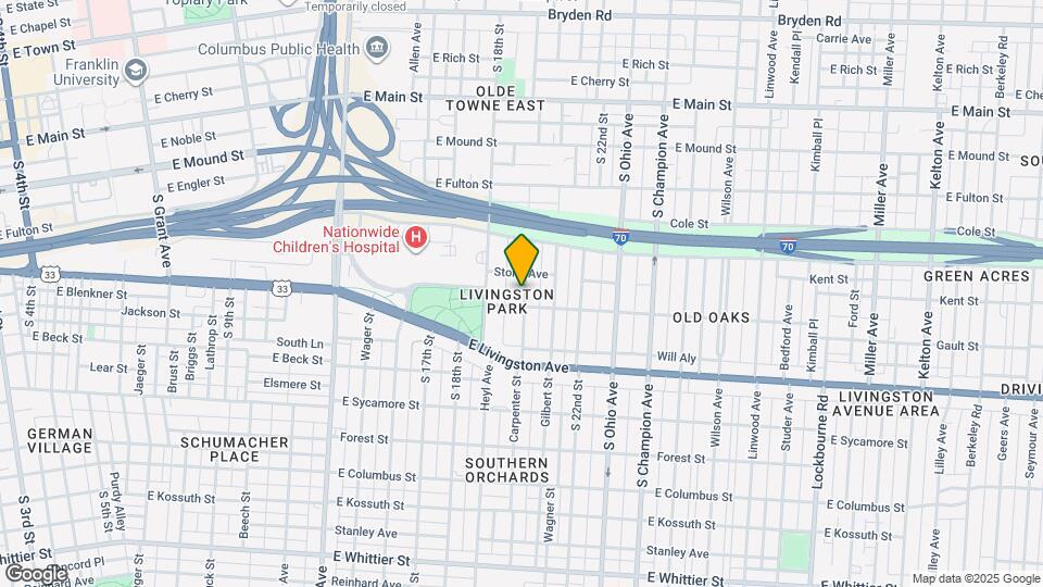 619 Carpenter St Map and Location Details