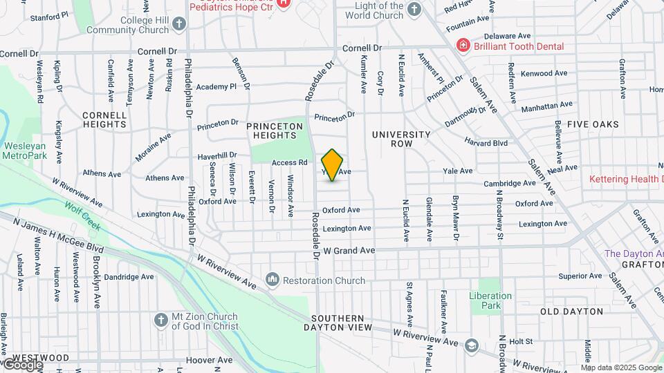 625 Cambridge Ave Map and Location Details
