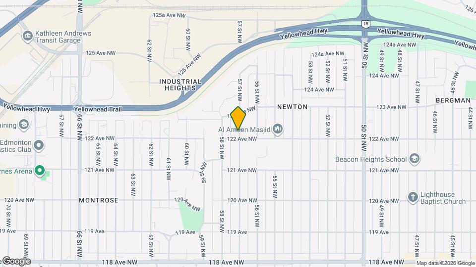 12210-12257 57 St NW Map and Location Details