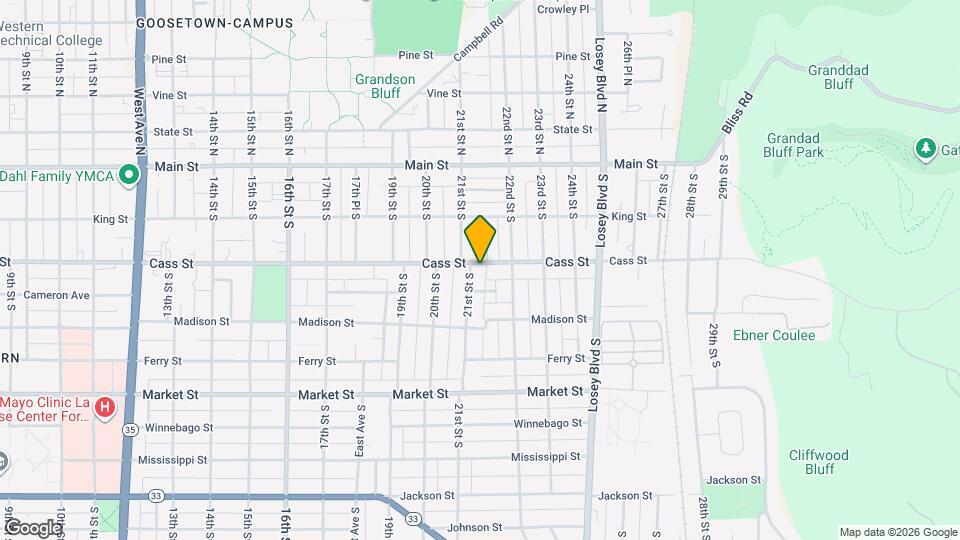 2118 Cass St Map and Location Details