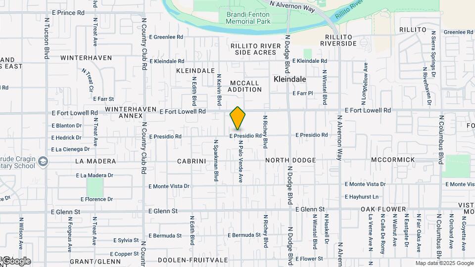 3101 N Palo Verde Ave Map and Location Details