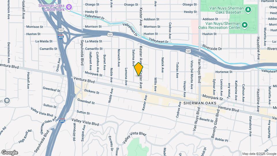 4557 Kester Ave Mapa y Detalles de la Ubicación