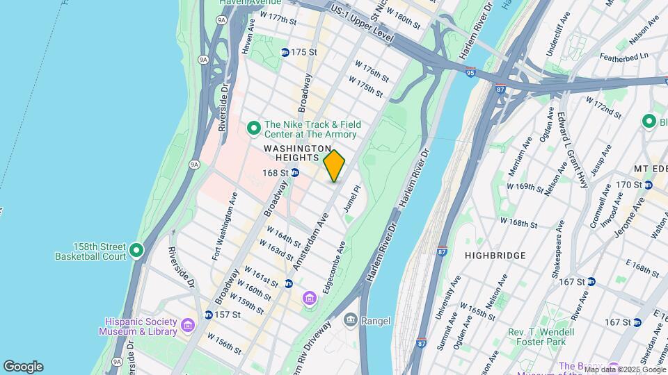 501 W 168th St Map and Location Details
