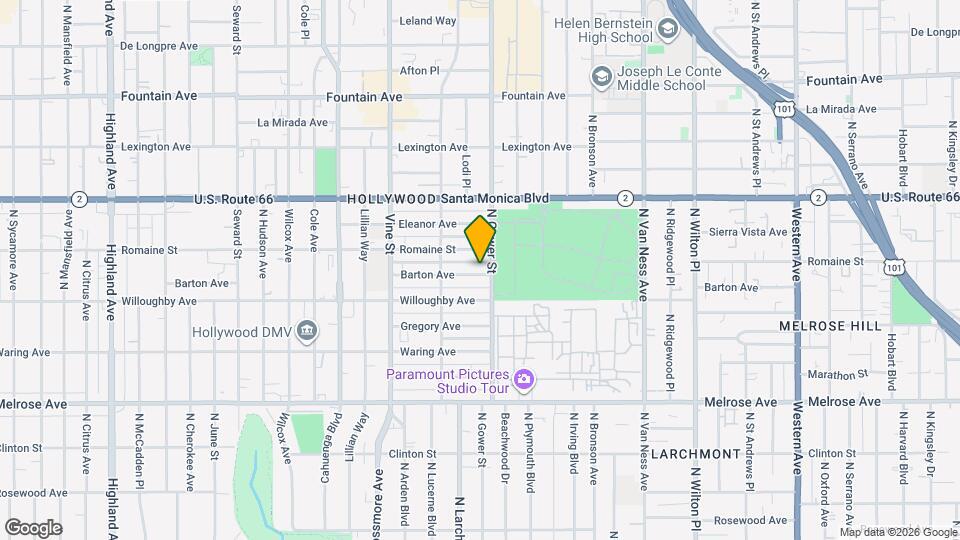 5915 Barton Ave Mapa y Detalles de la Ubicación