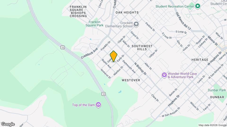 1404 Earle St Map and Location Details