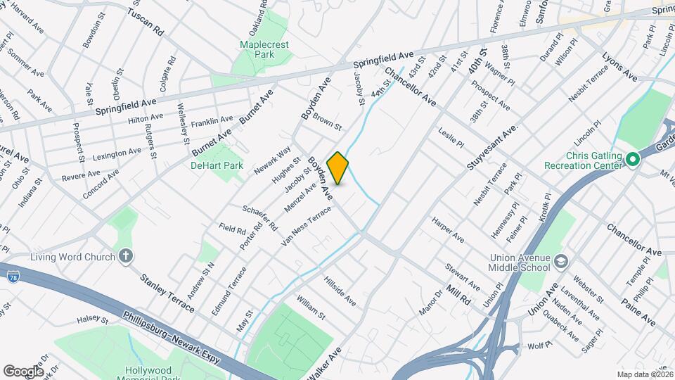 10 Nelson Pl, Unit Second floor Map and Location Details
