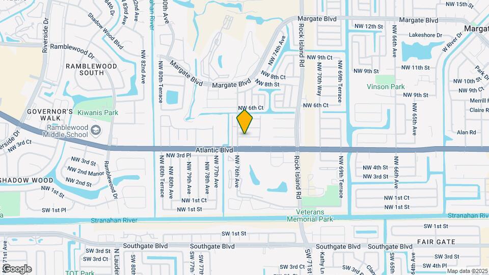 7600 NW 4th Pl Map and Location Details