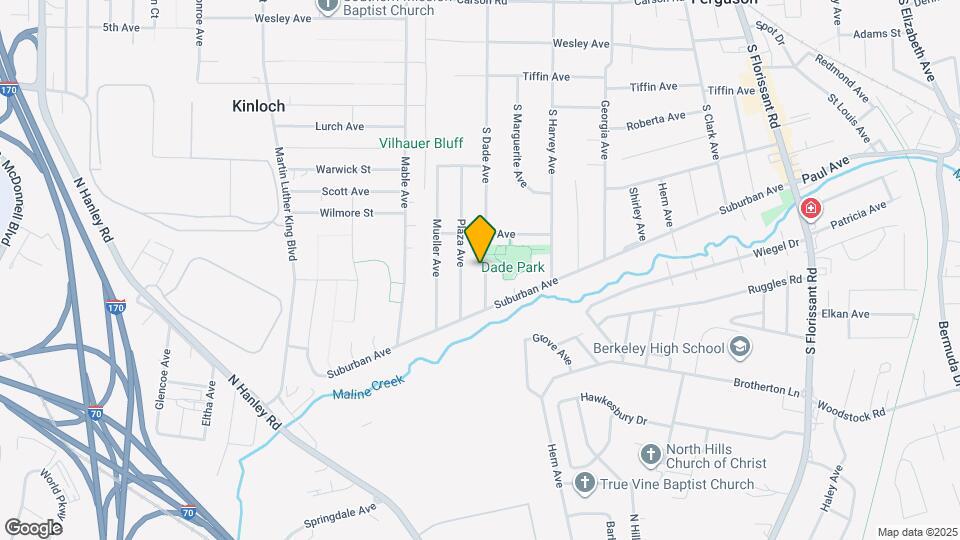 433 S Dade Ave Map and Location Details