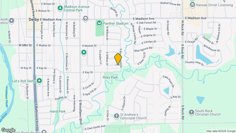 1111 E Redwood Rd Map and Location Details