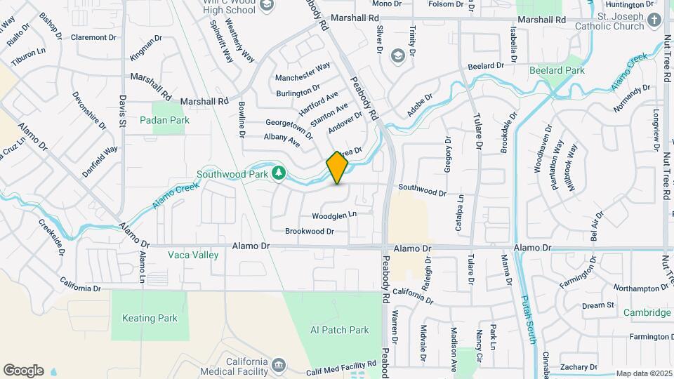 1884 Southwood Dr Map and Location Details