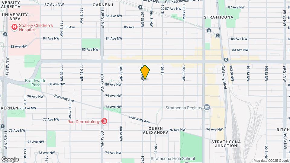 8007 107th St NW Map and Location Details