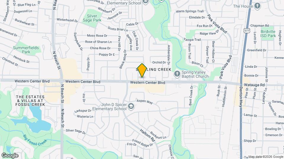 6701 Windwillow Dr Map and Location Details