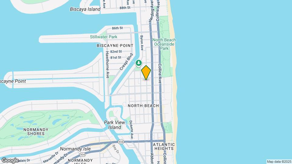 7842 Abbott Ave Map and Location Details