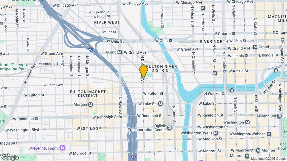 355 N Desplaines St Mapa y Detalles de la Ubicación