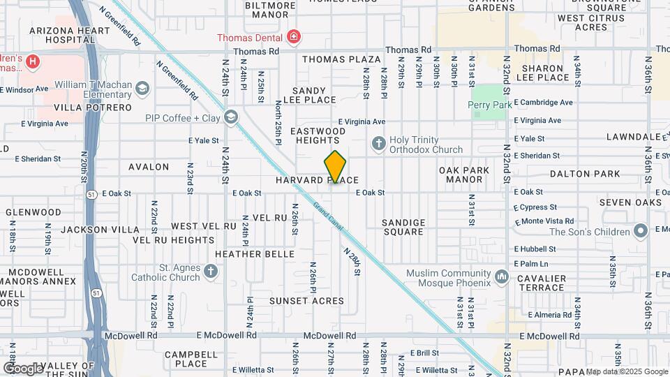 2301 N 27th St Map and Location Details
