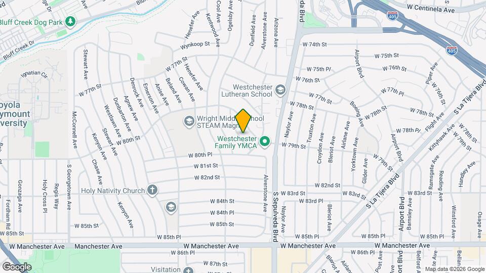 8046 Dunfield Ave Map and Location Details