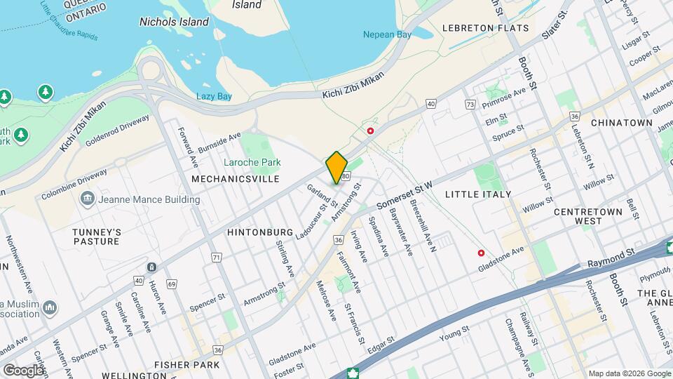 23 O'Meara St Map and Location Details