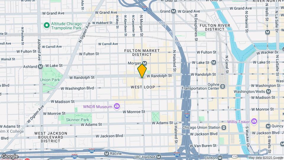 142 N Morgan St Map and Location Details