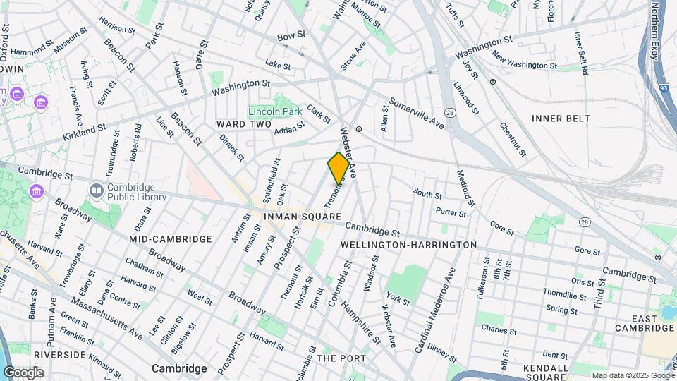 182 Tremont St Map and Location Details