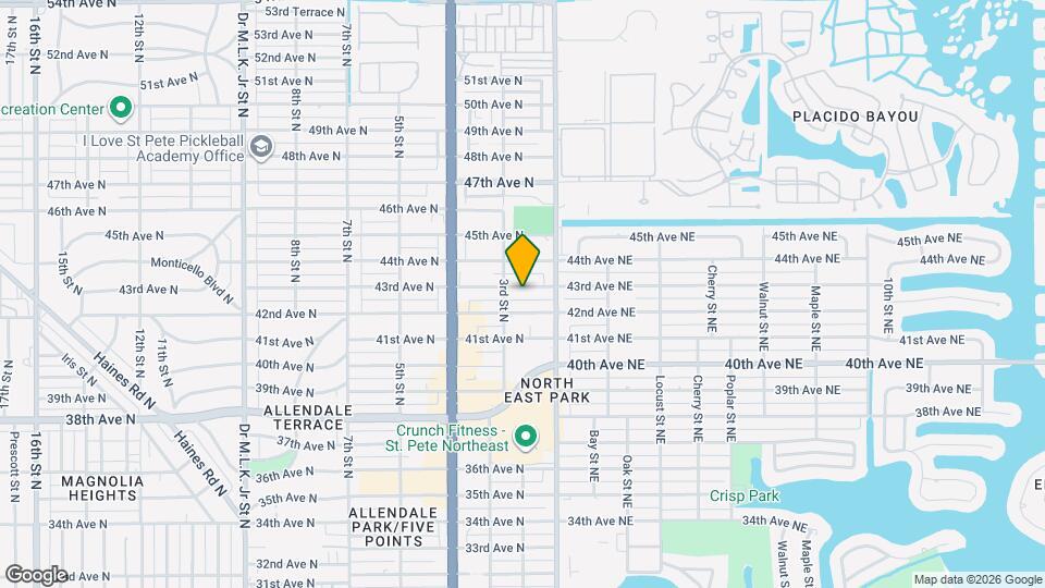 210 43rd Ave N Map and Location Details