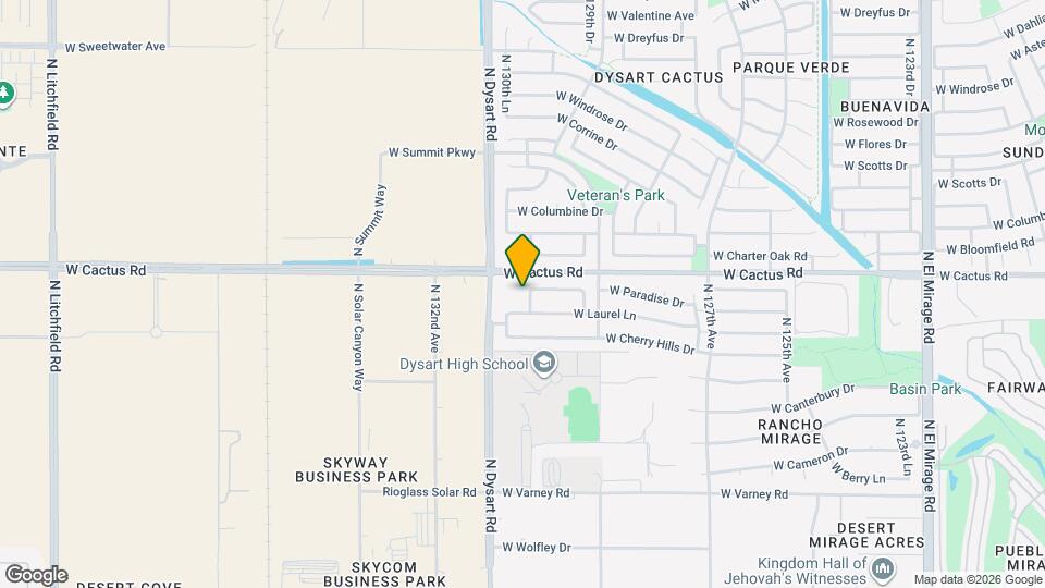 12106 N 130th Dr Mapa y Detalles de la Ubicación