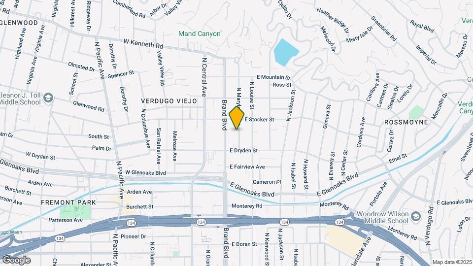 1135 N Maryland Ave Mapa y Detalles de la Ubicación