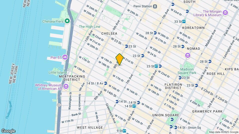 261 W 19th St Map and Location Details