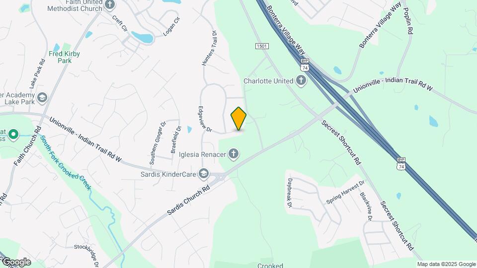 4110 Edgeview Dr Map and Location Details