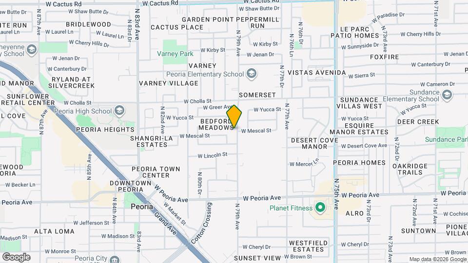 11102 N 79th Ave Mapa y Detalles de la Ubicación