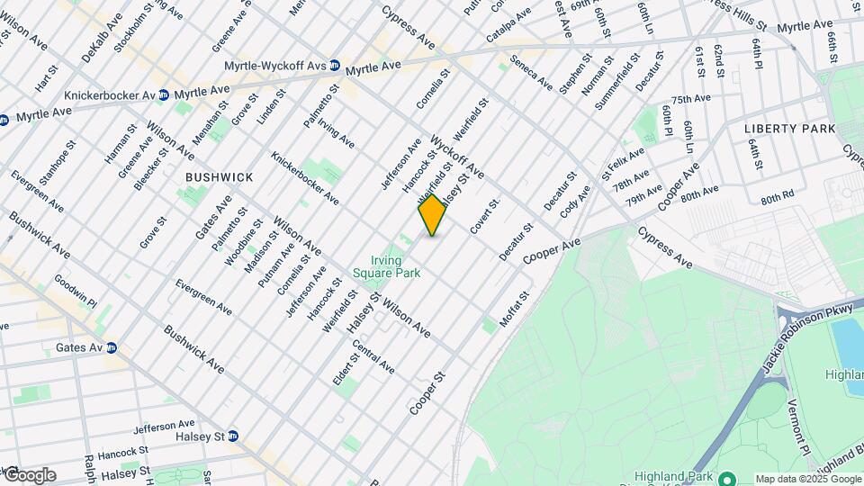323 Eldert St Map and Location Details