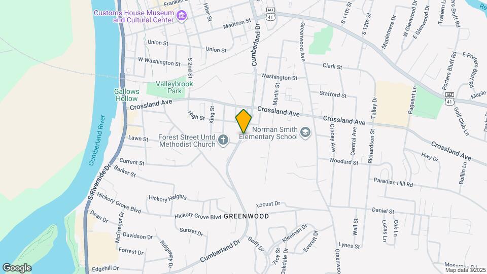 945 Cumberland Dr Map and Location Details