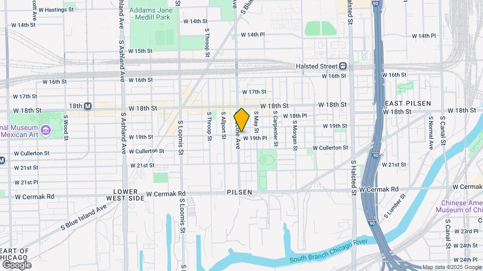 1917 S Racine Ave Map and Location Details