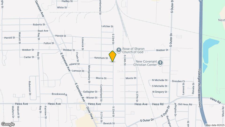 4149 Hiland St Map and Location Details