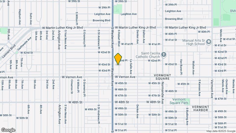4281 S Hobart Blvd Map and Location Details