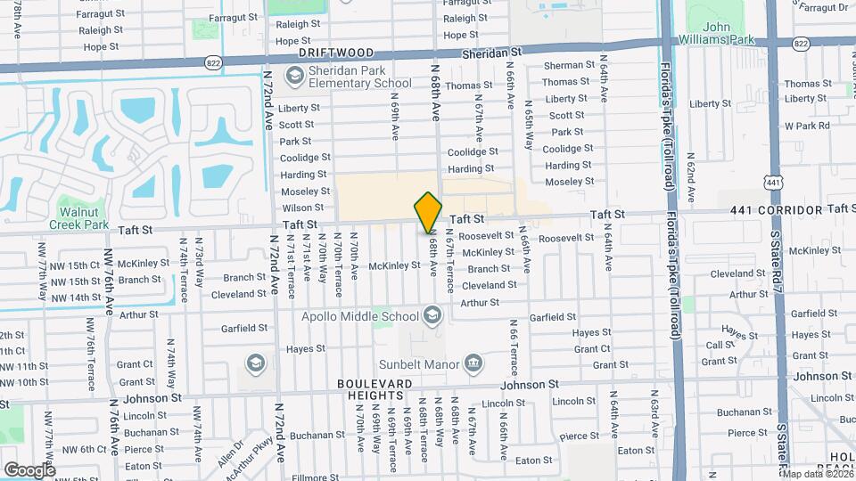 1600 N 68th Ave Map and Location Details
