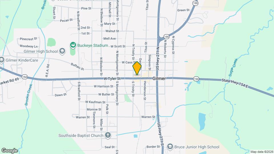 212 W Tyler St Map and Location Details