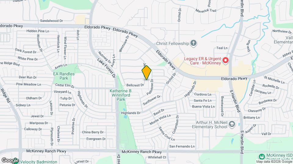 3415 Jacobs Dr Map and Location Details