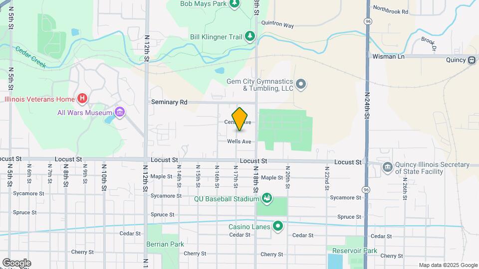 1710 N 17th St Map and Location Details