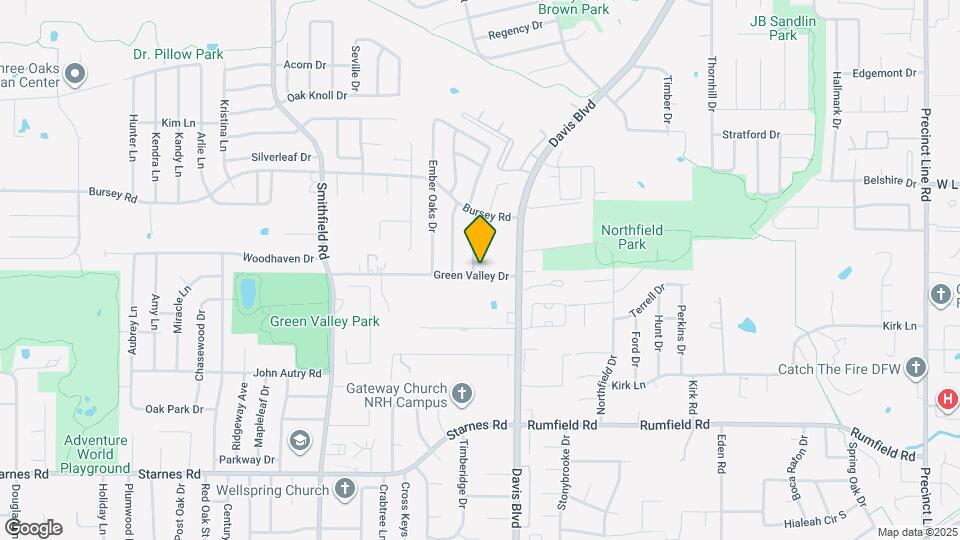 7800 Harvest Hill Rd Map and Location Details