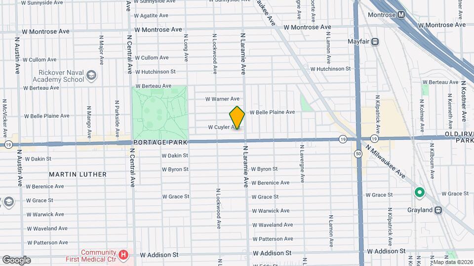 5217 W Cuyler Ave Map and Location Details