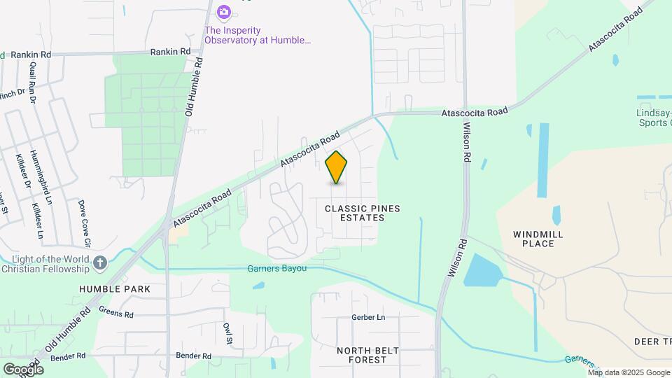 3411 Atascocita Vale Dr Map and Location Details