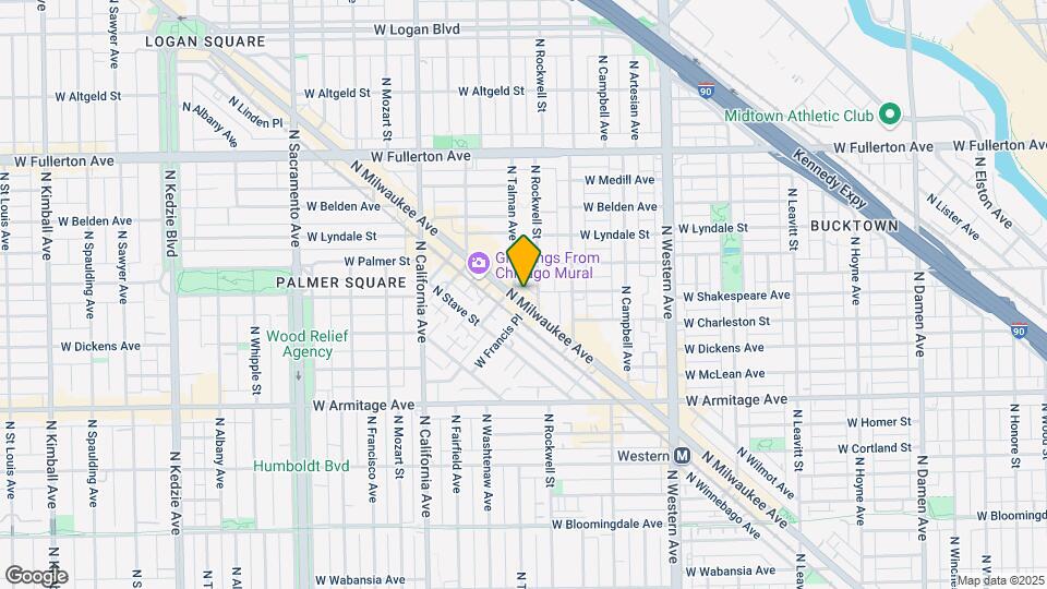 2165 N Milwaukee Ave Map and Location Details
