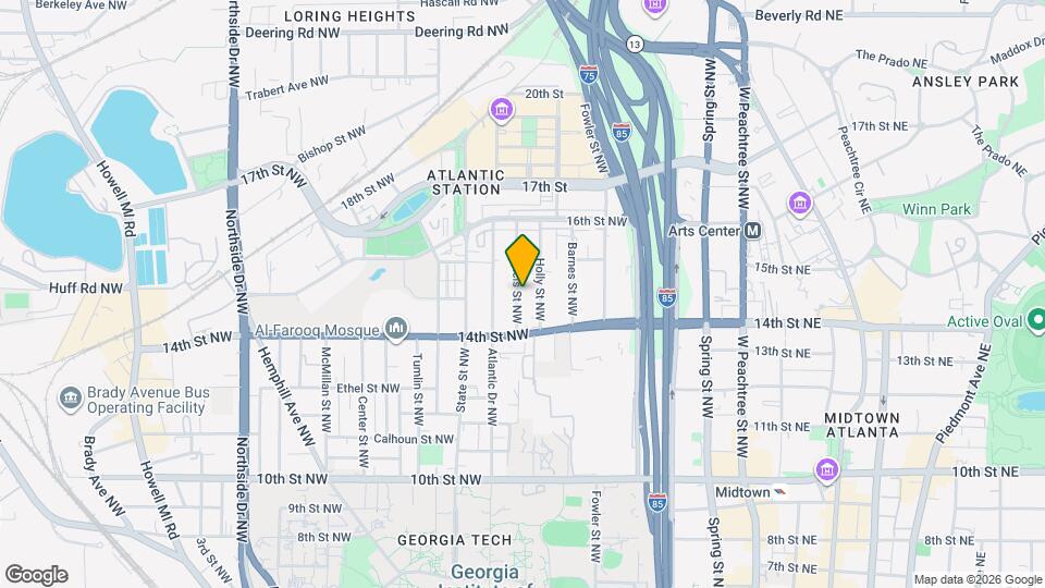 1199 Francis St NW Map and Location Details