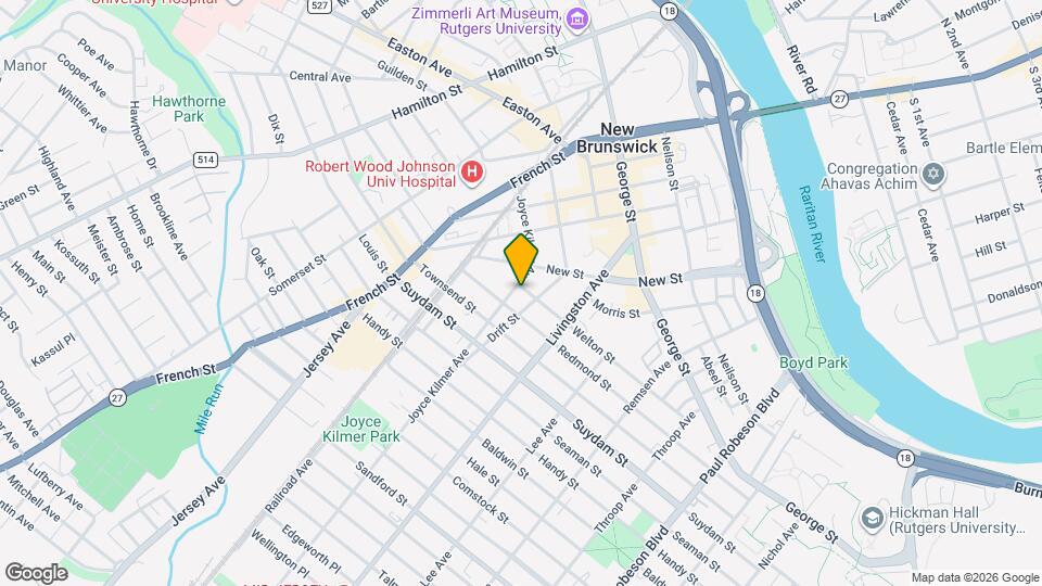 20 Joyce Kilmer Ave, Unit Unit 2 Mapa y Detalles de la Ubicación