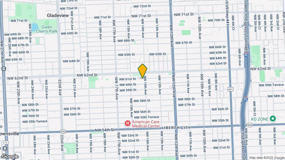 1410 NW 61st St Map and Location Details