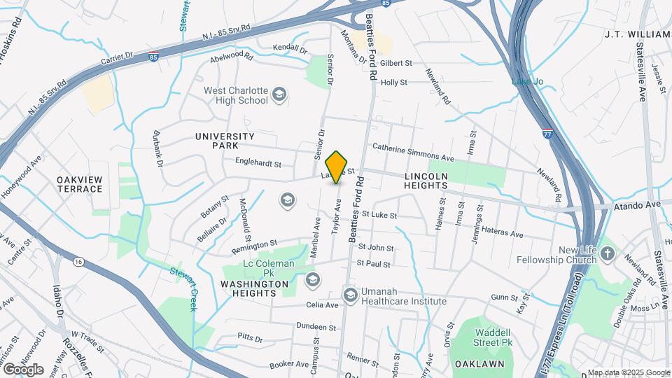 1917 Taylor Ave Map and Location Details