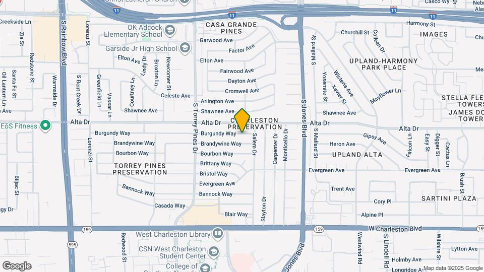 6217 Burgundy Way Map and Location Details