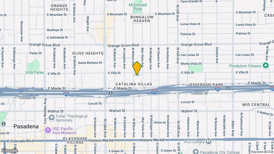 1108 E Villa St Map and Location Details